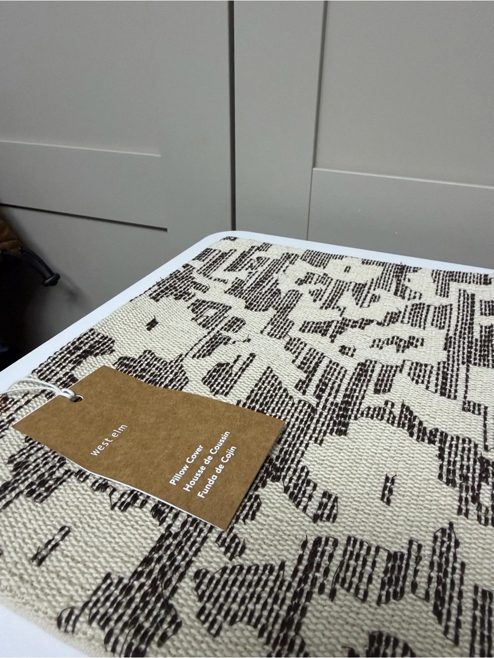 West Elm Dotted Mina Pillow Cover 12x21” NWT
